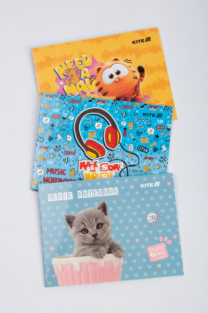 Зошит для нот А5, 20 аркушів